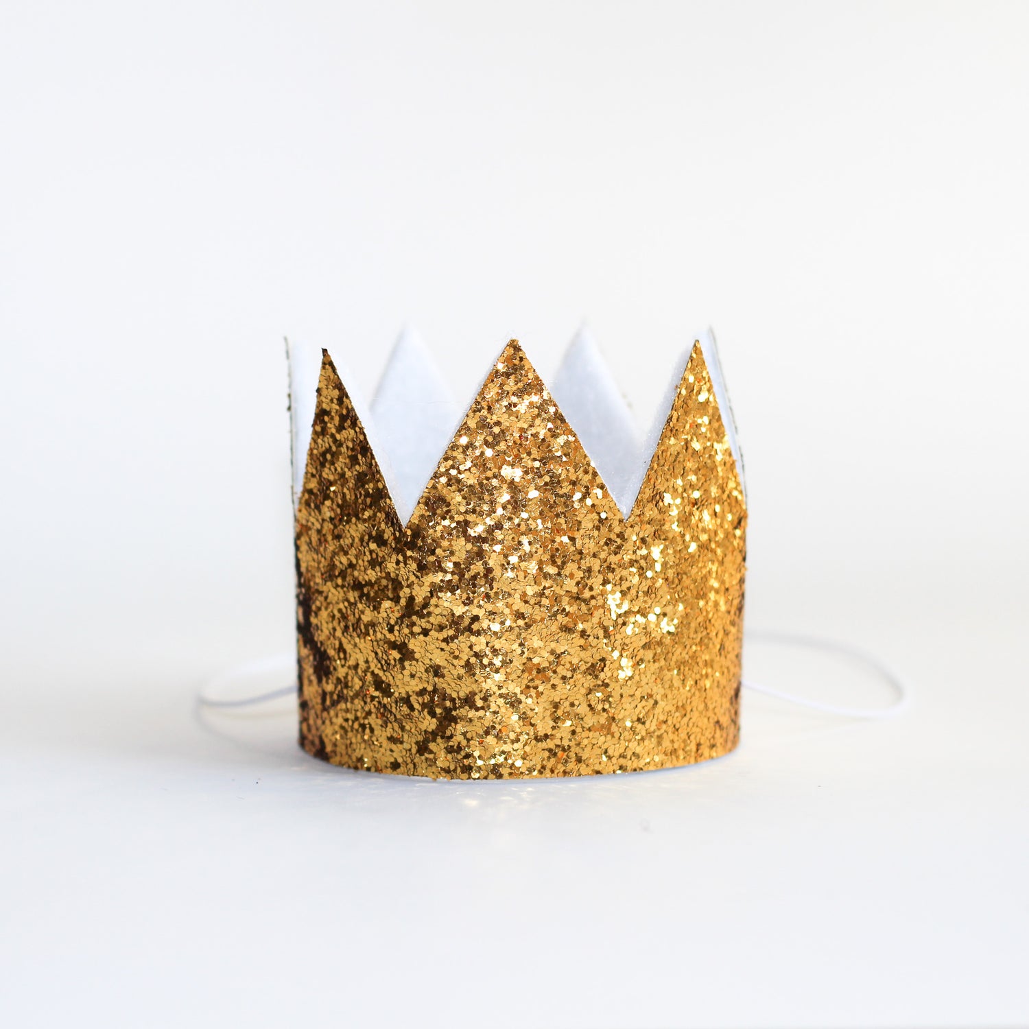 Golden Glitter Crown